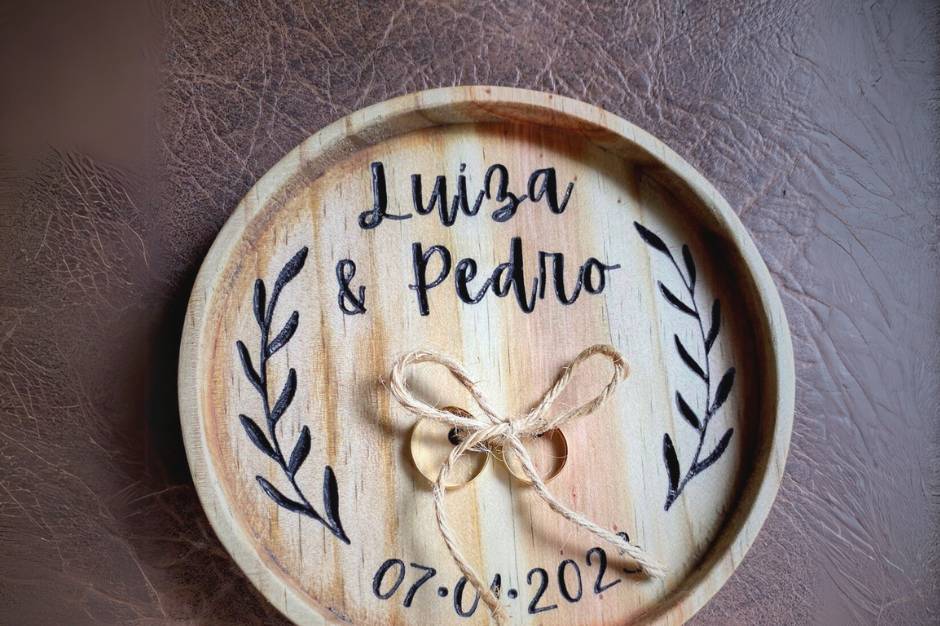 Porta-Alianças Personalizado