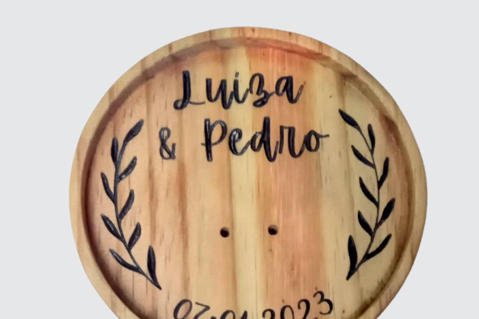 Porta-Alianças Personalizado