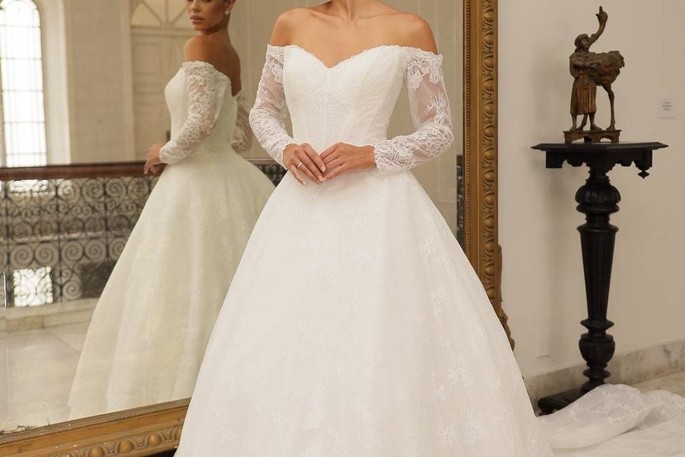 Vestido de noiva estilo prince