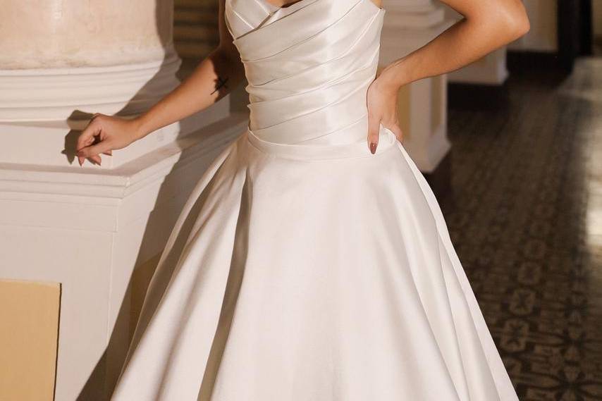 Vestido estilo princesa em cet
