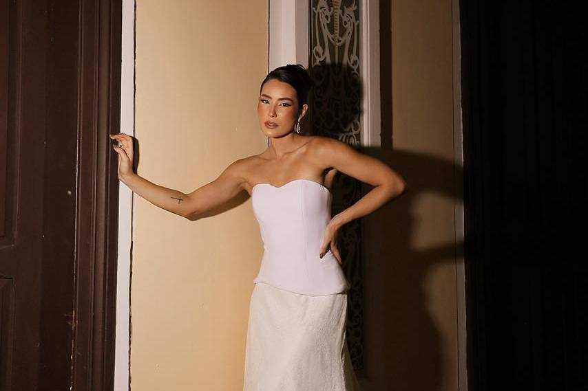 Vestido leve e romântico com s