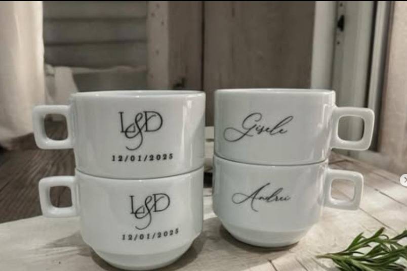 Peças personalizadas de casame