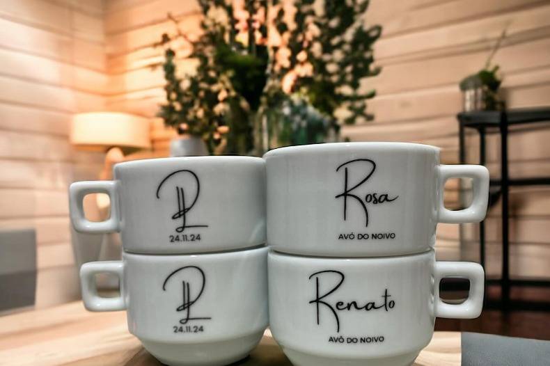 Peças personalizadas de casame