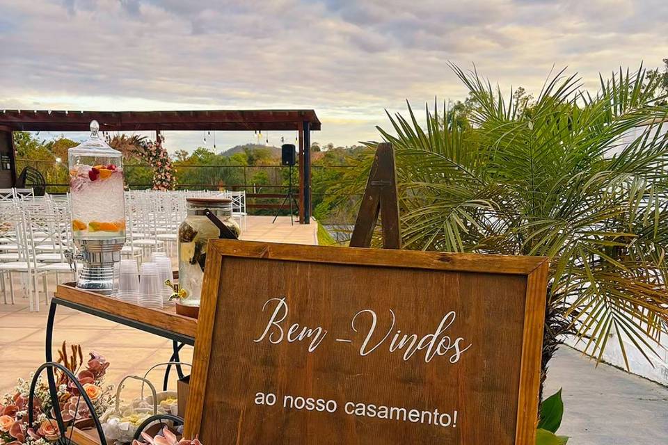 Área da piscina