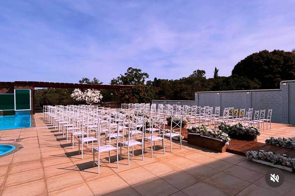 Área da piscina