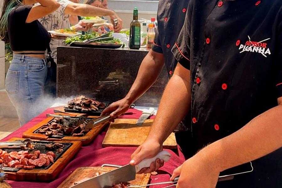 Churrasco em condominio