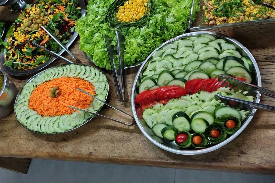 Saladas decoradas