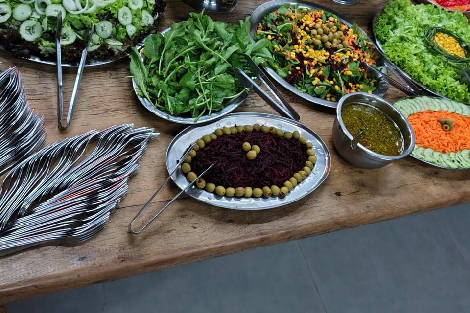 Saladas decoradas