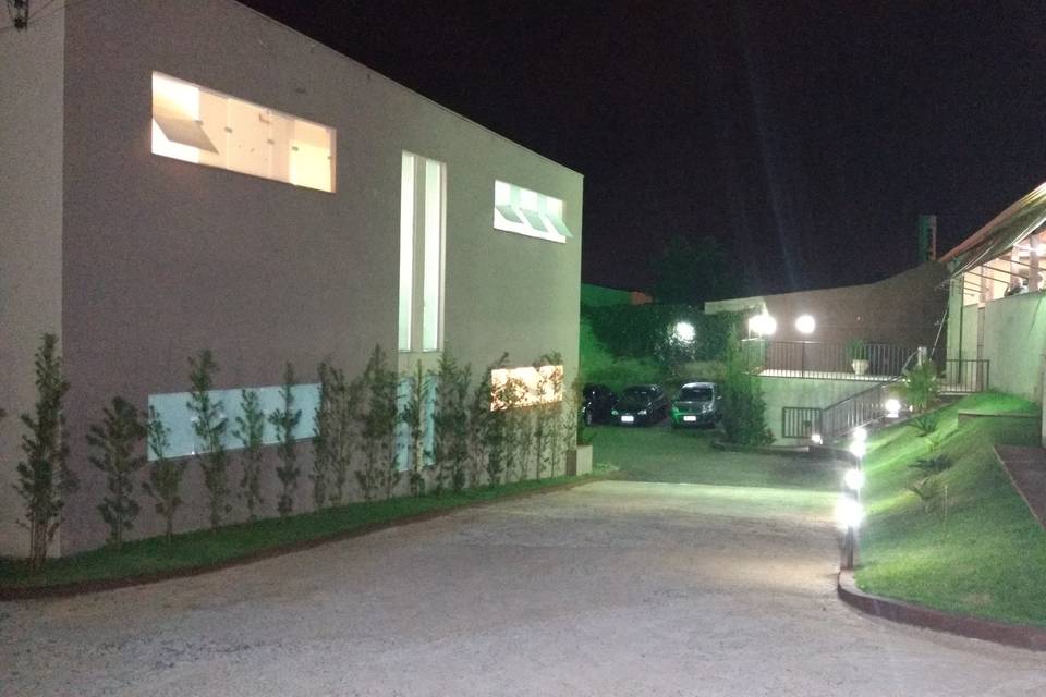 Entrada do estacionamento