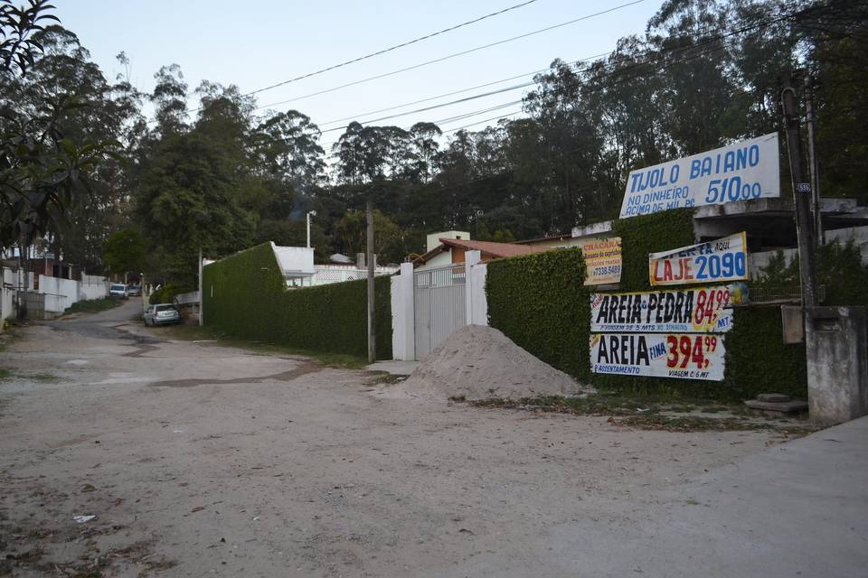 Rua de acesso a chácara