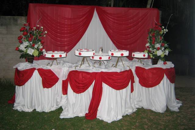 Mesa decorada