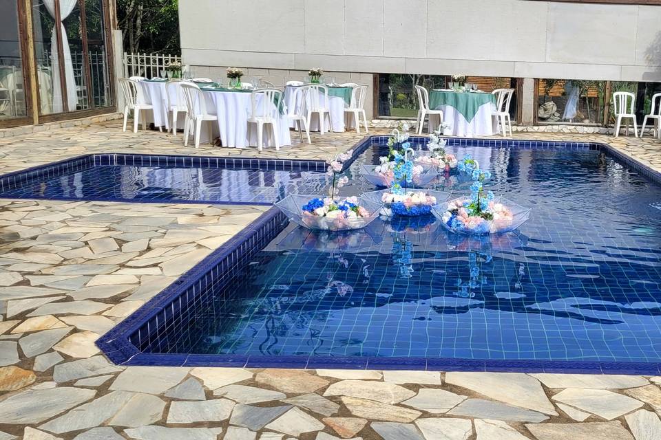 Decoração piscina