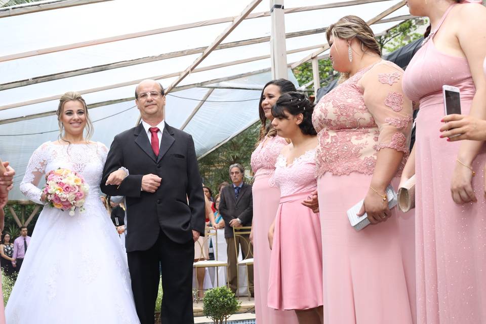 Noiva e pai