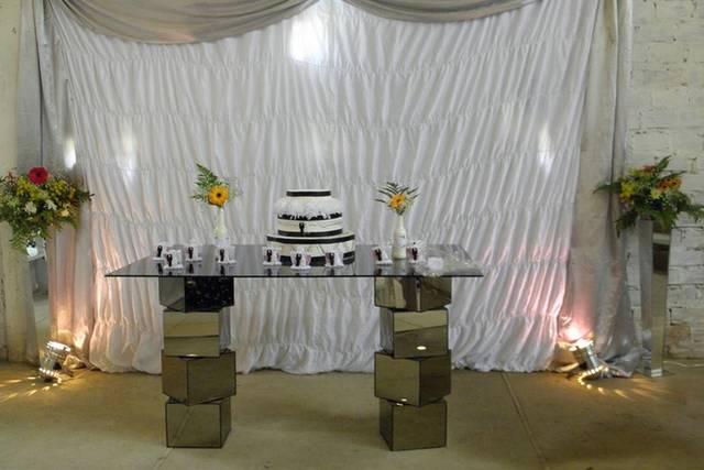 Mesa de doces decoradas