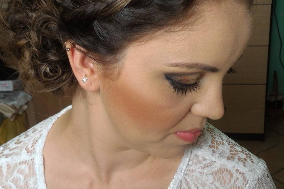 Make e penteado de noiva