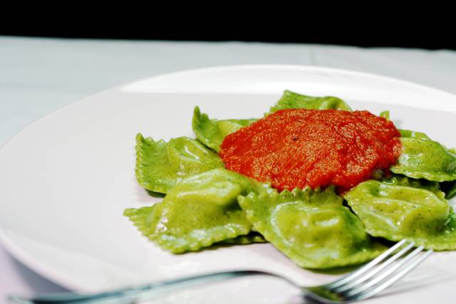 Ravioli de espinafre