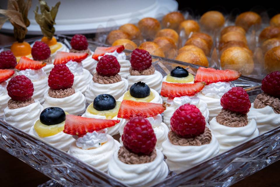 Mini pavlovas