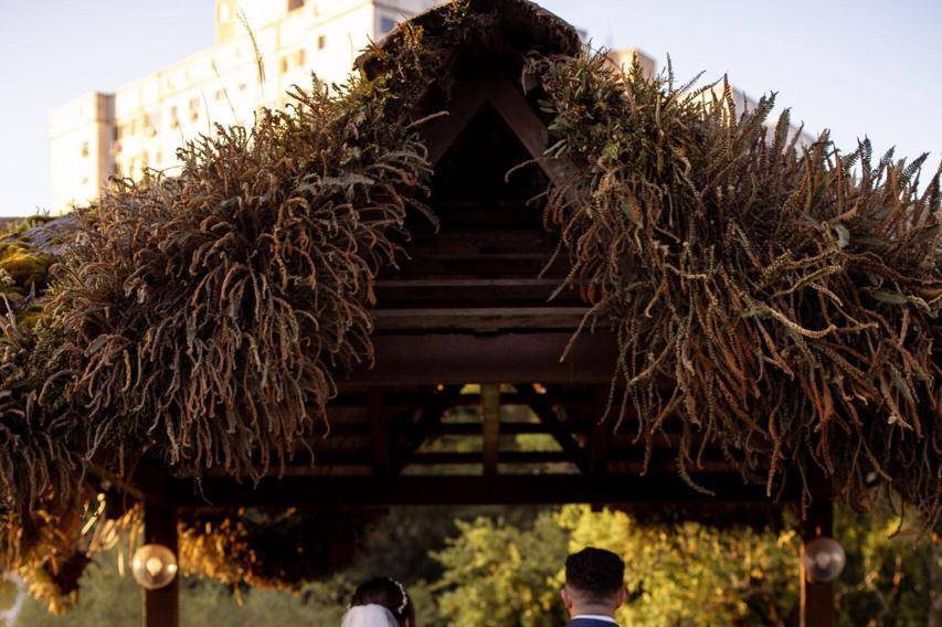 Gazebo no lago