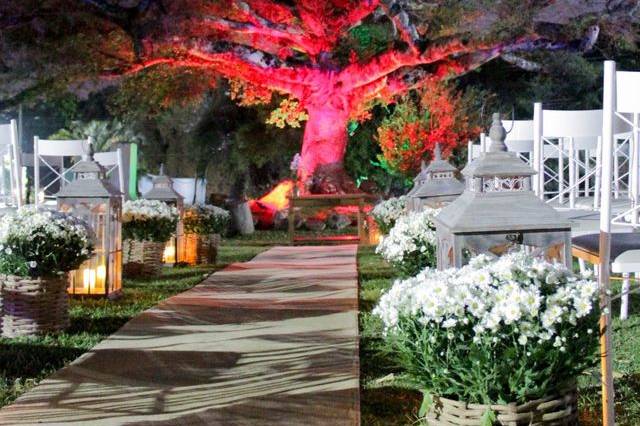 Casamento ao ar livre