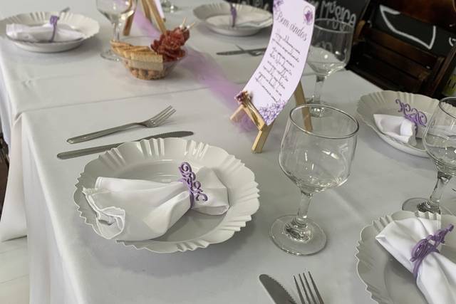Mesa de convidados