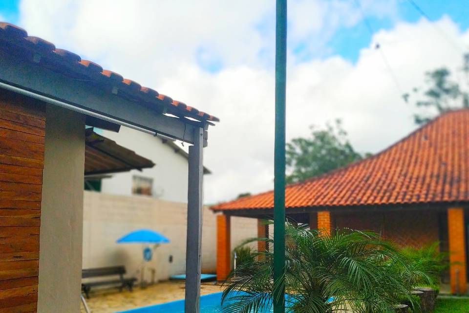 Área da piscina