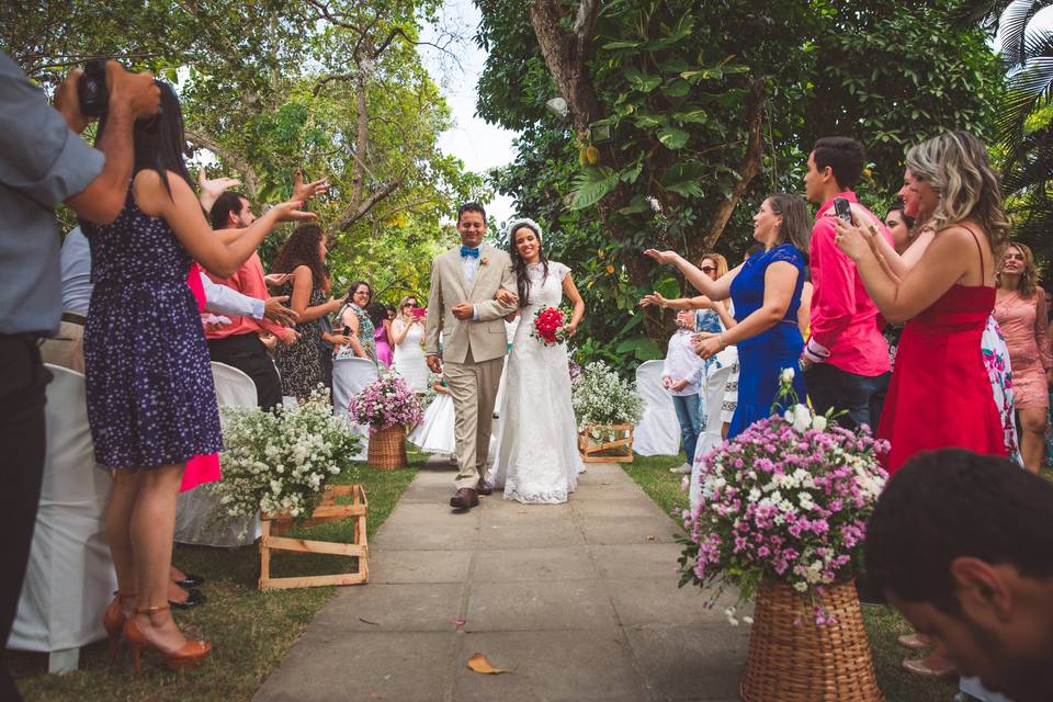 Casamento durante o dia