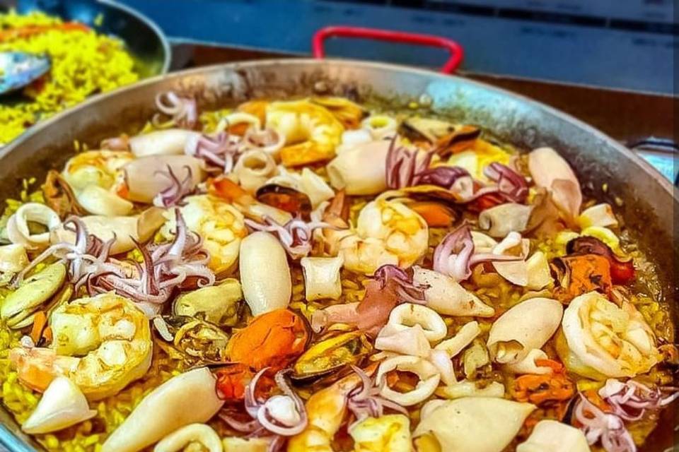 Paella de Frutos do Mar