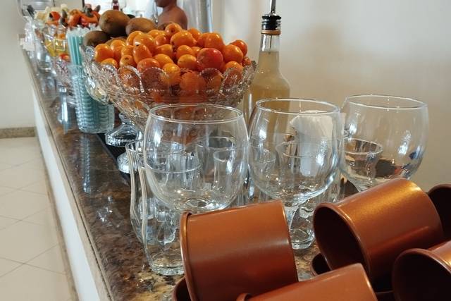 Mesa de  drinks