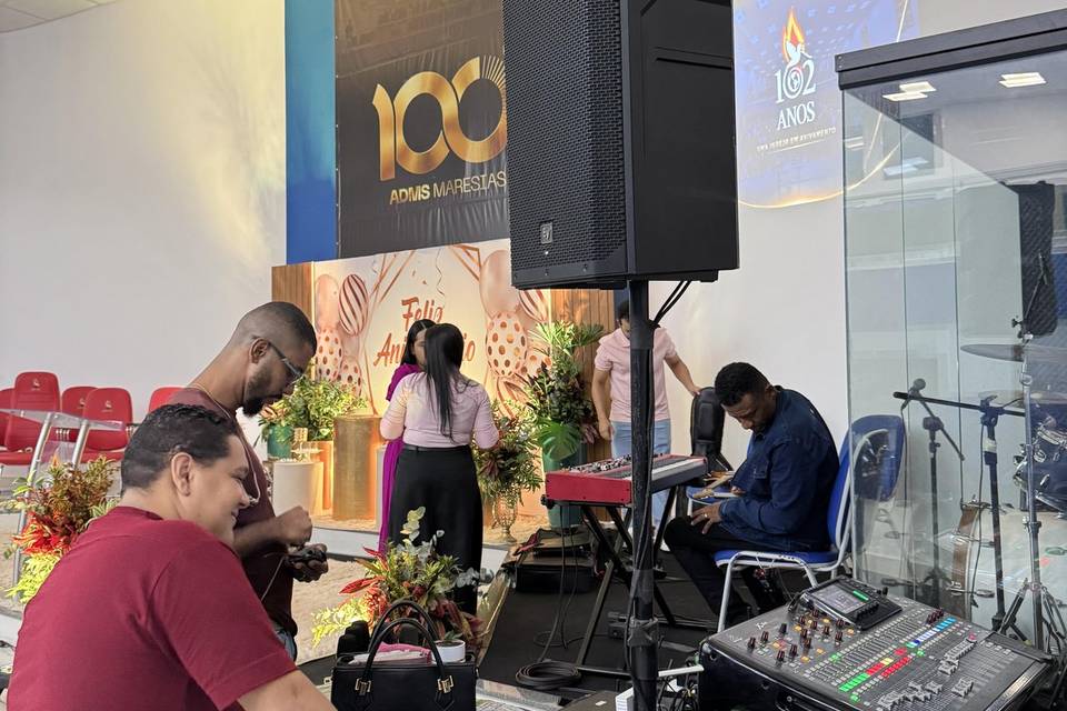 Sonorização na igreja