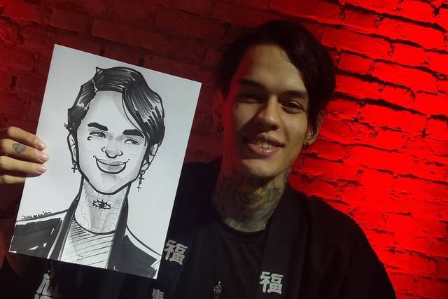 Caricatura em Papel