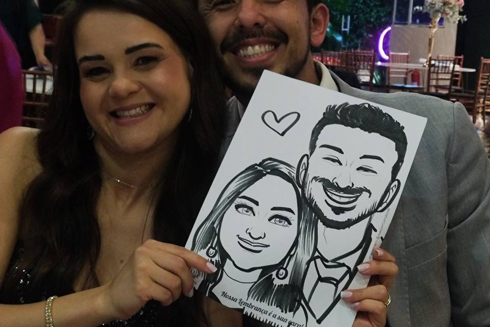 CARICATURA em papel