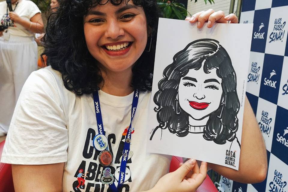 CARICATURAs bonitas em eventos