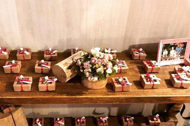 Mesa decorada