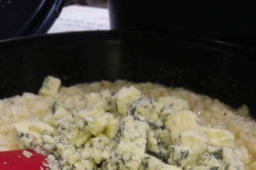 Risoto Gorgonzola com Peras