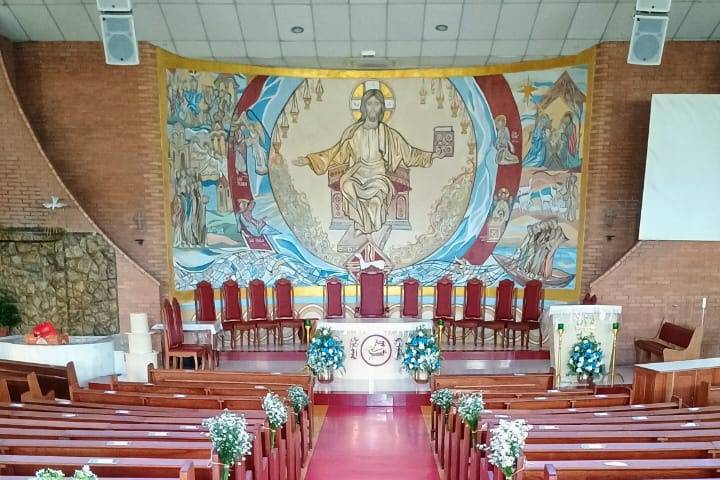 Ornamentação igreja Santa Isab