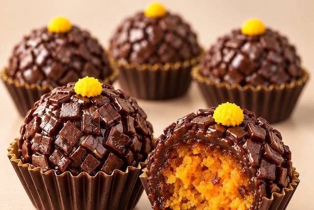 Brigadeiro bolo de cenoura