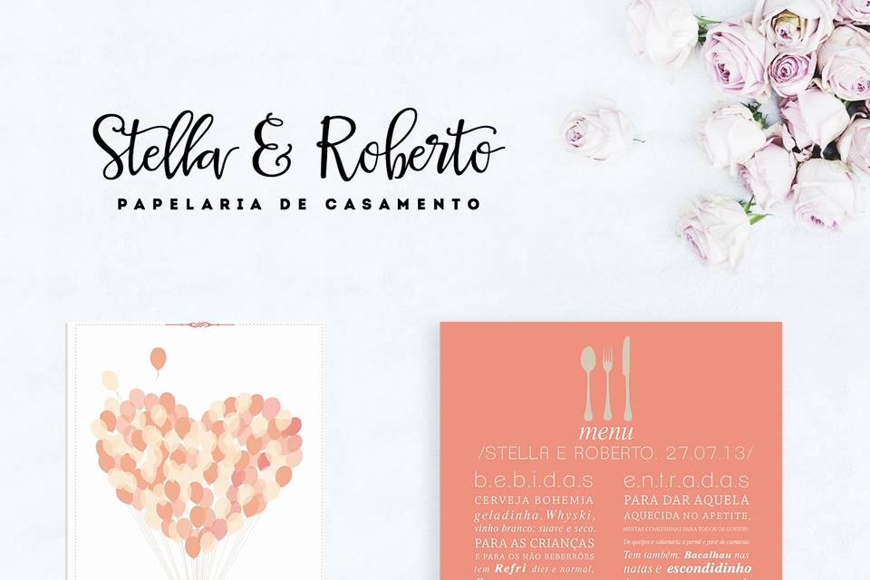 Convite Stella e Roberto
