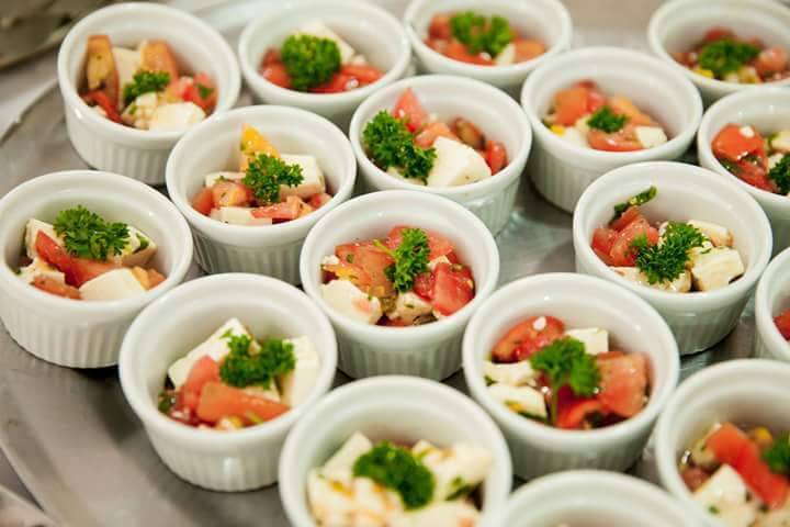 Tomate e queijo branco