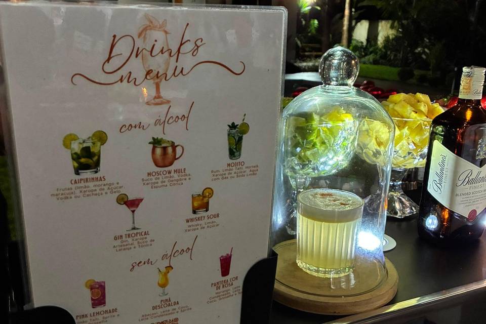 Cardápio Whisky Sour