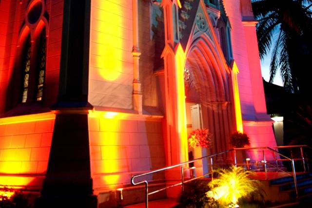 Iluminação na igreja dorotéias
