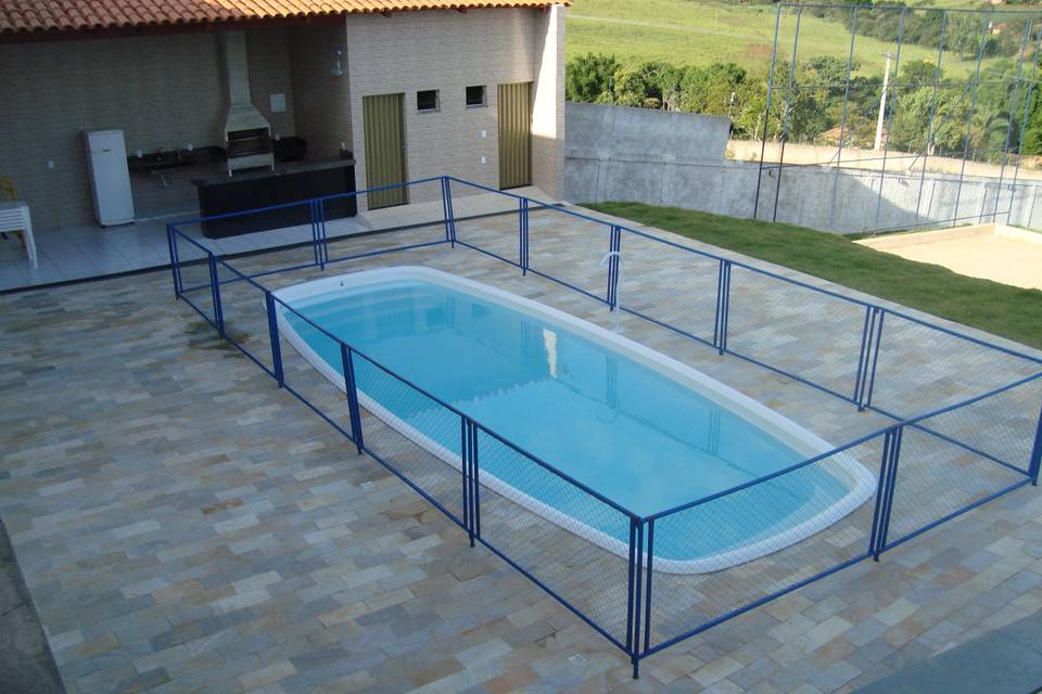 Vista da piscina