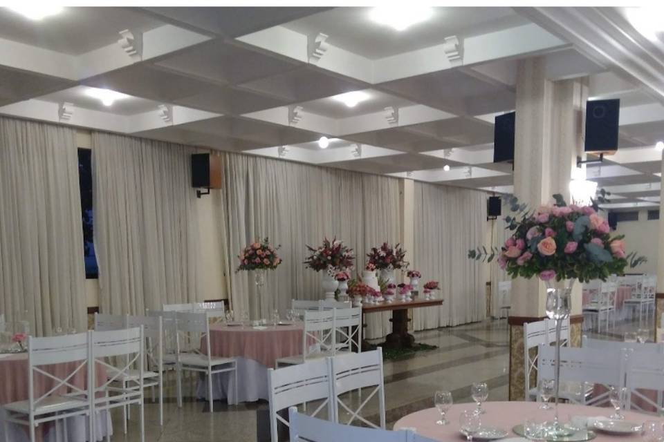 Salão decorado