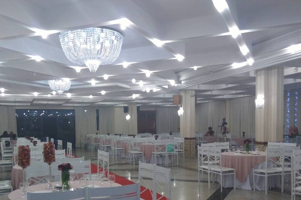 Salão decorado