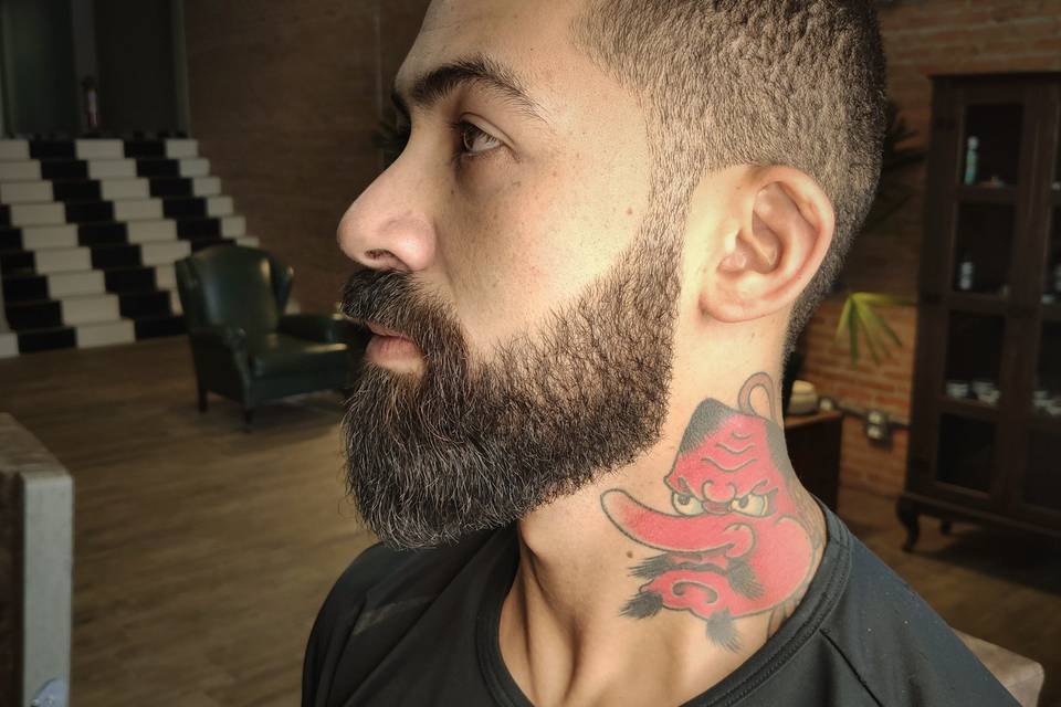 Modelo de barba