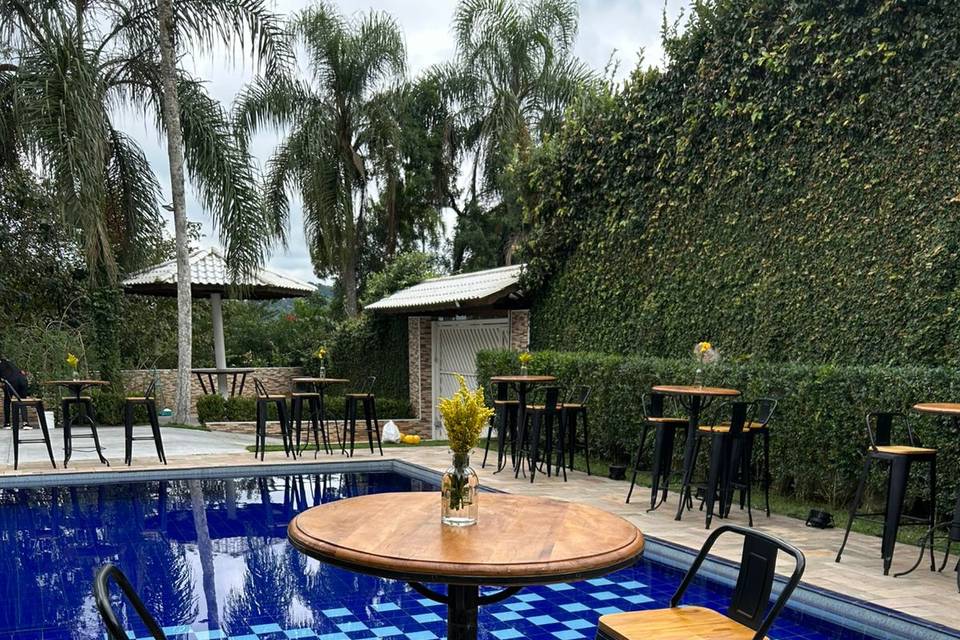 Bistro com Banquetas