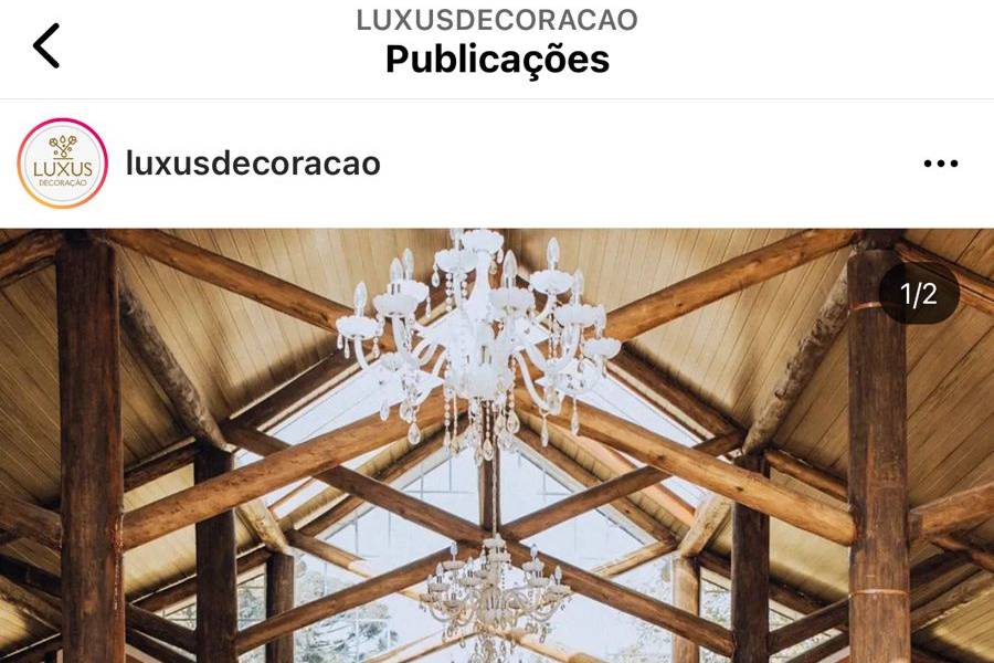 Luxus decorações