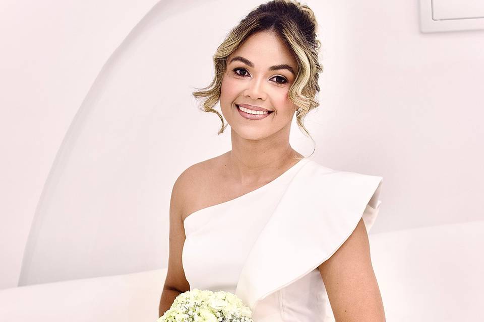 Make-up e penteado para noivas
