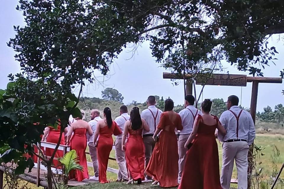 Entrada padrinhos