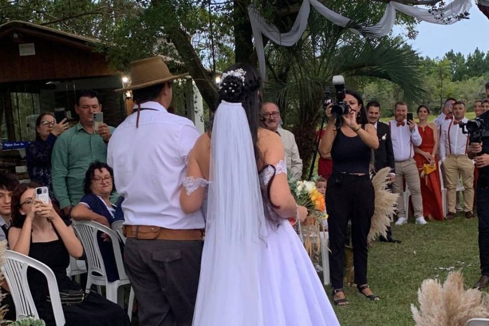 Noiva e pai