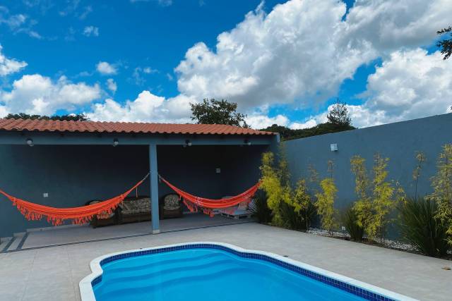 Área da piscina
